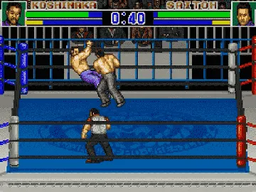 Shin Nihon Pro Wrestling Kounin - '94 Battlefield in Tokyo Dome (Japan) screen shot game playing